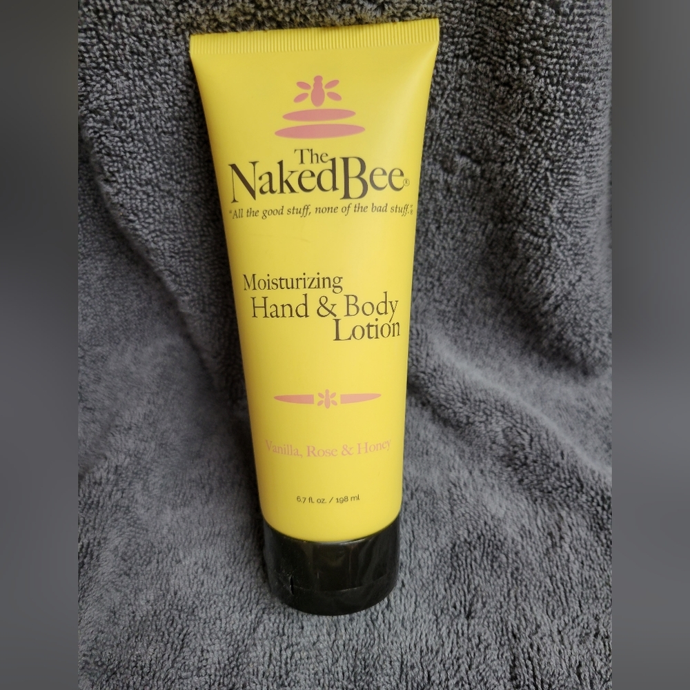 Naked Bee 6.7 oz hand and body lotion vanilla rose honey